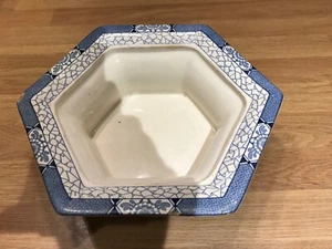 Vintage ADAMS JULIET England Blue & White Vegetable Tureen - Picture 1 of 4