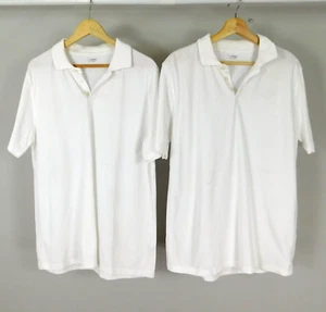 M&S White School Polo Shirt Bundle Size 39” Chest - Picture 1 of 6