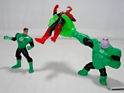 Green Lantern Red Razer Powers Up Grapplin' Kilowog 2012 McDonalds Toys Lote de 3 Foto 1 de 4