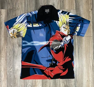 Camisa para hombre Trigun Maximum manga anime ODM con botones talla: M - Imagen 1 de 3