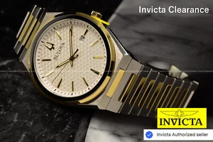 Nuevo reloj pulsera Bulova clásico para hombre esfera blanca oro plata acero inoxidable - Imagen 1 de 6