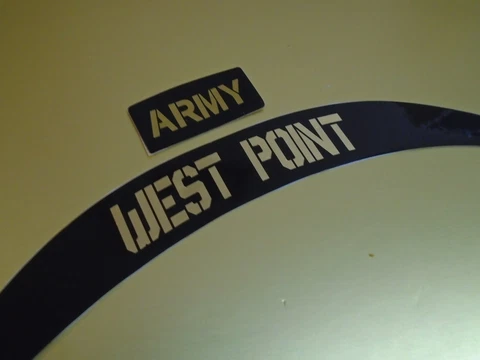 Army Black Knights football helmet decals WEST POINT bumpers revo speed Cover