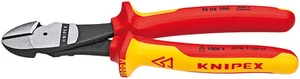 Knipex 7408200US High Leverage Diagonal Cutters Insulated, 1000V 8 In - Picture 1 of 1
