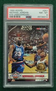 Michael Jordan basketball card graded PSA  1993 Hoops 5th Anniversary GOLD GOAT