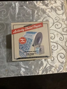 Scherzgeschenk SPASS UND SPIEL Aktivität Toilettenpapier. Labyrinthe, Puzzles und Spiele. - Bild 1 von 4
