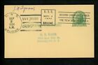 US Naval Ship Cover USS Broome DD-210 Pre WWII Era 1934 Dual CA Labor Day NRA