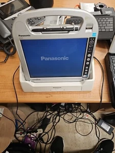 Panasonic Toughbook CF-H1 Tablet Boots To Bios, With Dock No Psu - Picture 1 of 15