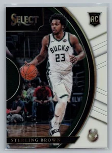 2017-18 Panini Select Sterling Brown White Prizm #/149 #42 Rookie RC - Picture 1 of 2