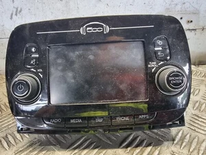 FIAT 500 LOUNGE STEREO HEADUNIT DISPLAY 07356791360 1.2L HATCHBACK 2018 - Picture 1 of 12