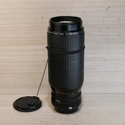 Lente zoom enfoque manual Canon FD 100-300 mm f5,6 montaje FD cámara fotográfica SLR 35 mm *BUENA* Foto 1 de 4