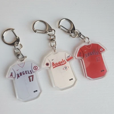 Los Angeles Angels MLB Baseball Uniform Keychain 3-Pack De J. Ohtani - Image 1 of 4