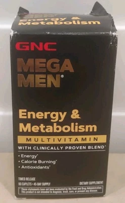 Suplemento dietético GNC Mega Men Energy & Metabolism (90 unidades) caducidad 26/08 Foto 1 de 3