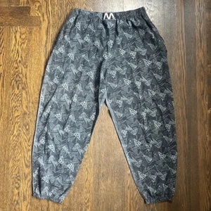 Vintage 80s  Surf Pants Retro Beach Parachute Skate Hippie Hammer Pants USA Wave - Picture 1 of 4