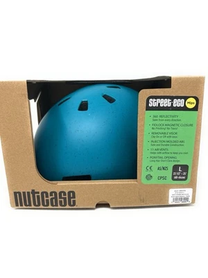 Casco de bicicleta Nutcase Street MIPS-"Skip a Stone" (reciclado)~GRANDE-¡NUEVO! Foto 1 de 4