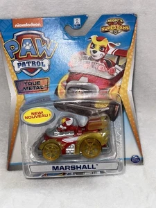 Paw Patrol True Metal Marshall Yellow Wheels Mighty Pups Super Paws 2019 - Picture 1 of 1
