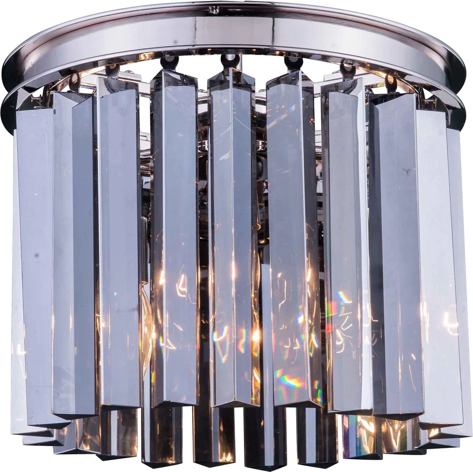 Sydney Crystal Flush Mount Light in Nickel Finish - Image 1 of 1
