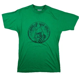 VTG St. Louis Rugby Style Shirt Green Hanes Tag Men’s Size Medium 1990s - Picture 1 of 7