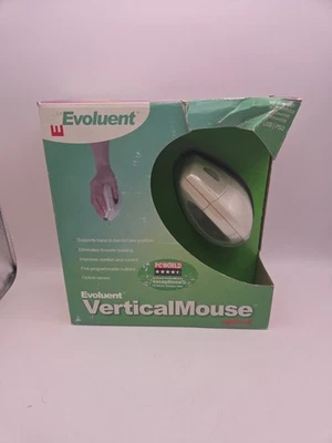 Evoluent  Vertical Mouse Optical Wired USB Vertical Mouse - New Box Damage - Image 1 of 4
