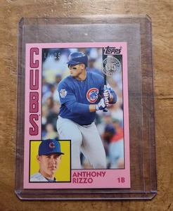 2019 Topps On Demand Mini Anthony Rizzo Pink /25 #39 1984 Retro 🌷 - Picture 1 of 2