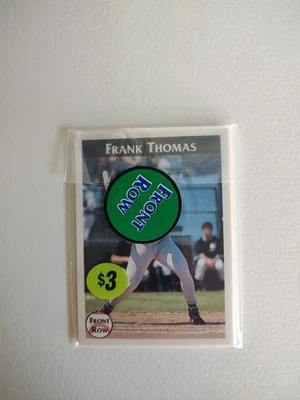 1992 Front Row Frank Thomas 7-card set #/10000 COA Chicago White Sox HOF - Image 1 of 2