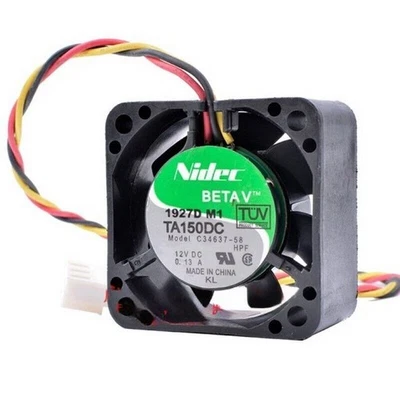 1 Pc. New TA150DC C34637-58 Cooling Fan 4020 DC12V 0.13A 4CM 3Pin - Image 1 of 3
