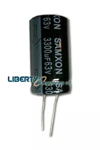 NUEVO CONDENSADOR ELECTROLÍTICO DE 3300 uF por 63V 40x22mm - Imagen 1 de 1