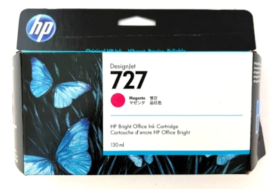 Cartucho de tinta HP DesignJet 727 magenta B3P20A T920, T1500, T2500 exp. 01/2023 Foto 1 de 3