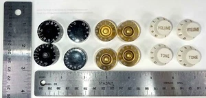 Vintage electric guitar knobs variety-Gibson Fender misc 1960s or 1970s? - Picture 1 of 4