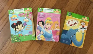 Leap Frog Tag Junior Books Lot x3 Ni Hao Kai Lan If I Were Disney Princess Heart - Picture 1 of 11