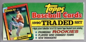 1990 TOPPS TRADED BASEBALL COMPLETE FACTORY SEALED RETAIL SET 1-132 - Picture 1 of 1