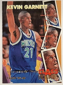 Encuentros de clase Fleer 1995-96 #24 Kevin Garnett - Imagen 1 de 2