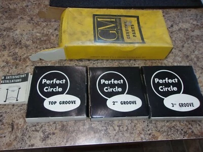 Juego de anillos de pistón NOS GM 573033 Oldsmobile 57-58 All; 59-60 "88" 2 en 1 PC cromado Foto 1 de 4