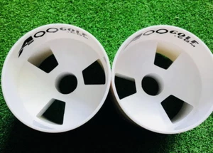Pack of 2 A99 Golf Green Hole Cup Plastic Practice Aids Putting Putter - Picture 1 of 5
