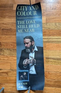 NEW✹ City and Colour Love Still Held Me Near✹Retail Store Promo Poster Record CD - Imagen 1 de 3