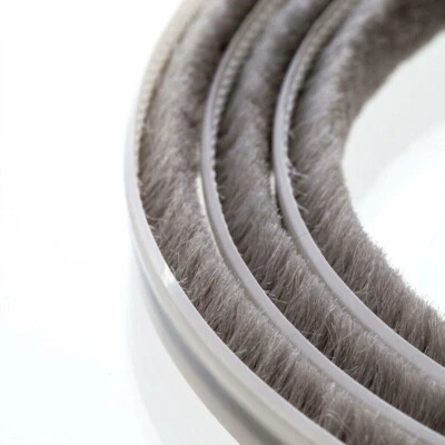 STEIGNER Guarnizione Inferiore Porta Spazzola Autoadesivo Anti Spiffero 4-20mm