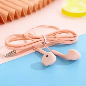 3.5mm Jack Candy Color Macaron Wired Earphones For Music Calls For Students - Picture 1 of 20