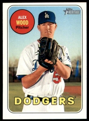 2018 Topps Heritage #263 Alex Wood - Image 1 of 2