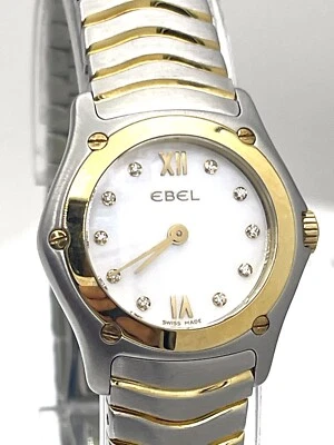 Ebel Wave Quartz 30mm Ladies Watch ss/18k ref: 1216324  new old stock, naked - Image 1 of 4