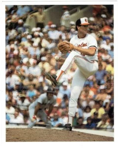 JIM PALMER Orioles ~ Action 8x10 Photograph - Picture 1 of 1