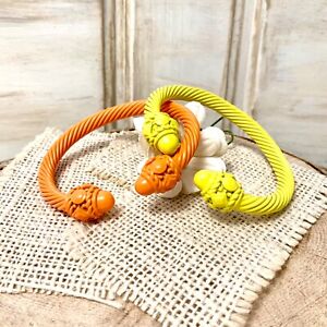 New trendy color 7mm cable cuff bracelet stackable must have items point fashion