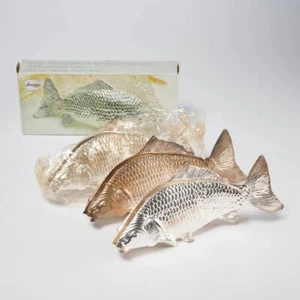 Sheraton Silverplate Trout Fish Place Card Menu Napkin Mail Holder 9"l 4pc Lot B - Picture 1 of 6