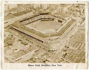 Brooklyn Dodgers Ebbets Field New York Original 1930s - 1940s Photo - Picture 1 of 2