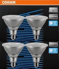 4 x OSRAM LED PAR38 Floodlight Globes Bulbs 12W 240V E27 Cool Daylight 6500K