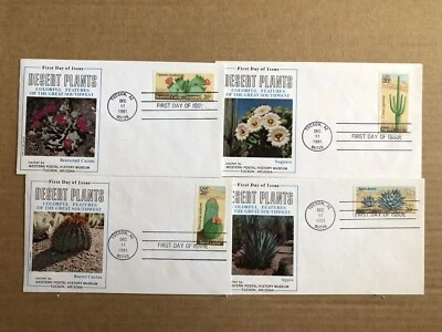 13 DIFFERENT #1942-1945a FDC’S (DESERT PLANTS) - 1981 - Image 1 of 4