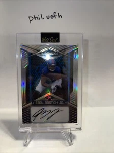 2023 Wild Card Alumination Earl Bostick Jr Silver Auto #23/75 Dallas Cowboys - Picture 1 of 2
