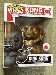 2016 Funko Pop! Vinyl 6” Gold Custom! King Kong -Kong Skull Island # 388 Rare 1! - Picture 1 of 6
