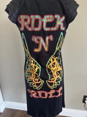 Custo Barcelona Dress Rock n Roll Shift Dress Women Size 2 - Image 1 of 4