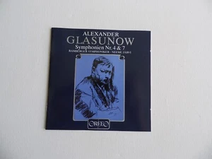 Glasunow - Symphony No. 4 & 7 - Bamberger Symphoniker - Neeme Jarvi - CD (4). - Imagen 1 de 3