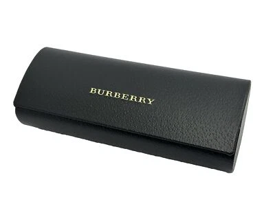 NEW Burberry Large Black Hard Clamshell Flip Top Eyeglasses Case Magnet Closure - Image 1 of 4