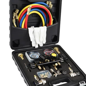 Juego De Manometros Ac R1234yf R134a, Automotriz Manometro Compatible Con Co... - Picture 1 of 12